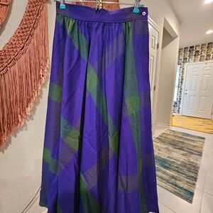 Vintage Liz Claibourne Plaid Wool Skirt